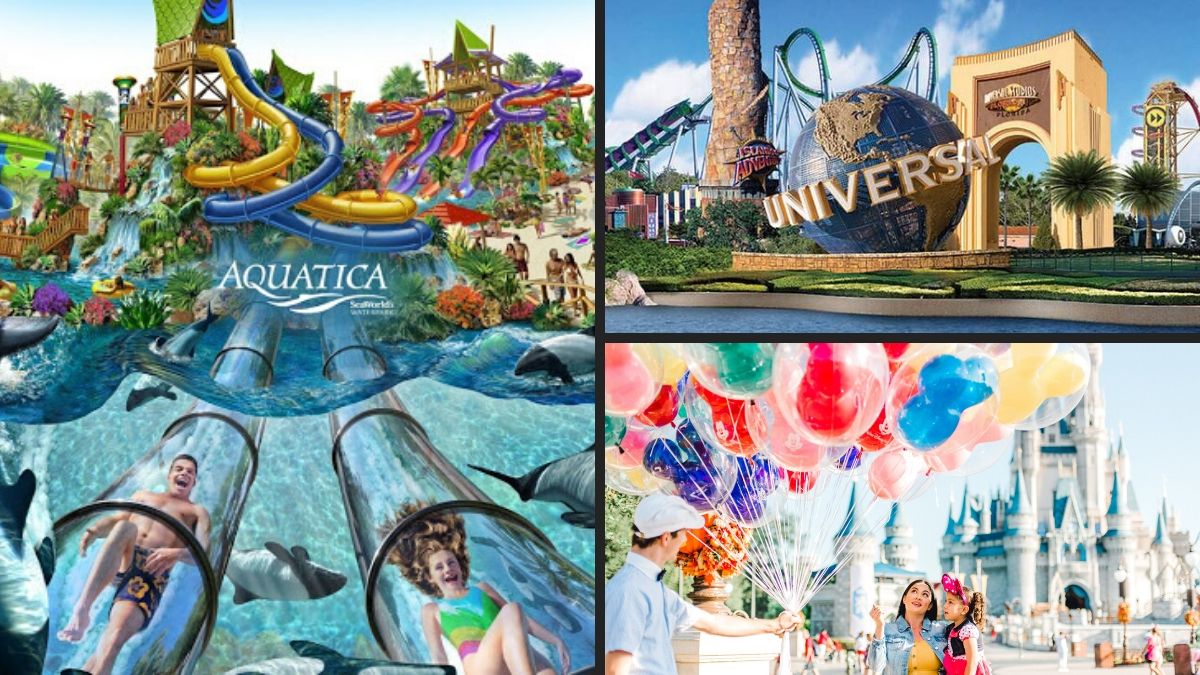 Theme park virtual tours