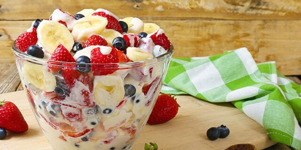4th july cheesecake salad recipe