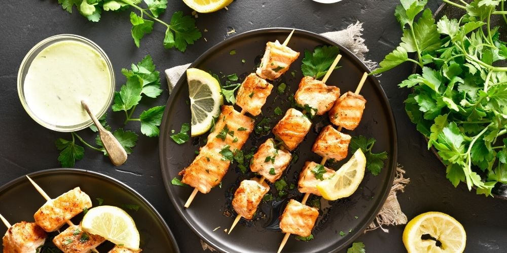 healthy skewers | 4th of july recipes