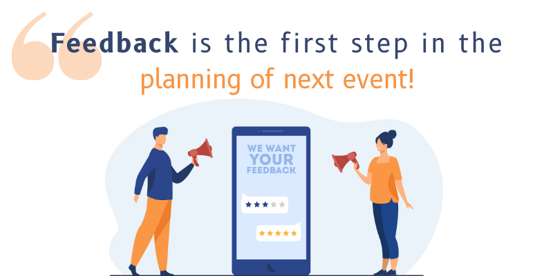 How to get feedback that will help you organize the next big event