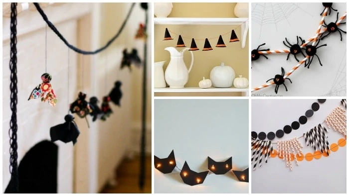 Paper Garlands for Halloween